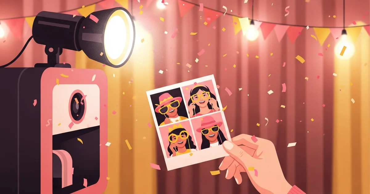 Photo booth til fest: 10 tips for å velge riktig