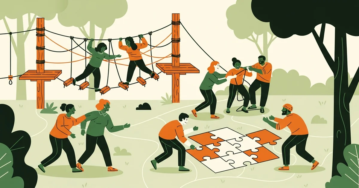 20 teambuilding-aktiviteter for jobb: inne og ute