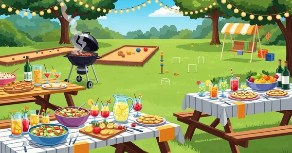 Sommerfest: tidsplan, 24 leker og plan B for regn