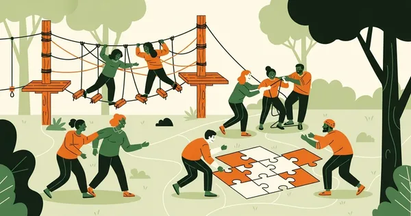 20 teambuilding-aktiviteter for jobb: inne og ute