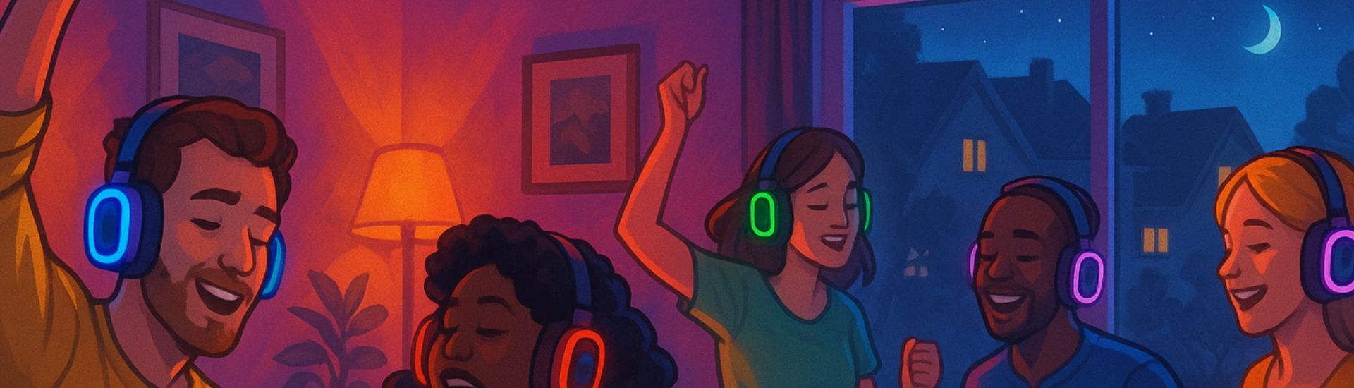 Nabovennlig Hjemmefest - Stille Diskotek